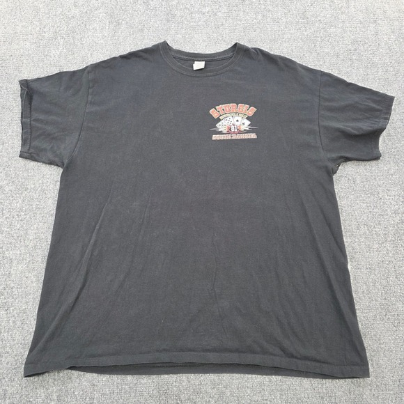 Sturgis Motorcycle Rally 81st South Dakota Biker T Shirt XL Black‎ Ghost Rider - Picture 2 of 6